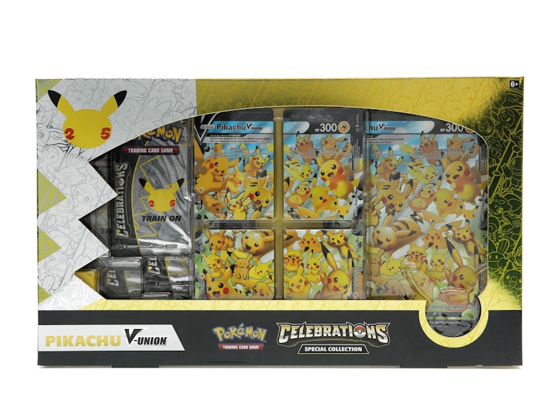 Pok¨¦mon TCG 25th Anniversary Celebrations Pikachu V Union Special Collection Box