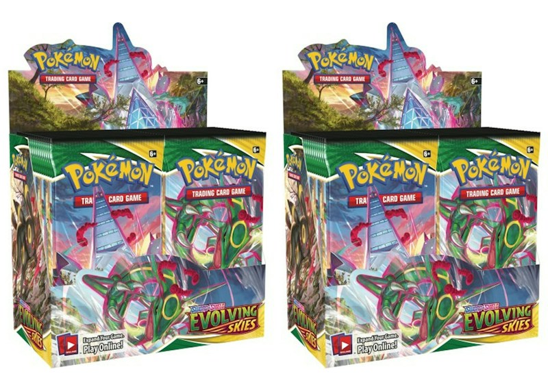 Pok¨¦mon TCG Sword & Shield Evolving Skies Booster Box 2x Lot