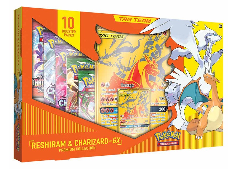 Pok¨¦mon TCG Tag Team GX Premium Collection Reshiram & Charizard Box