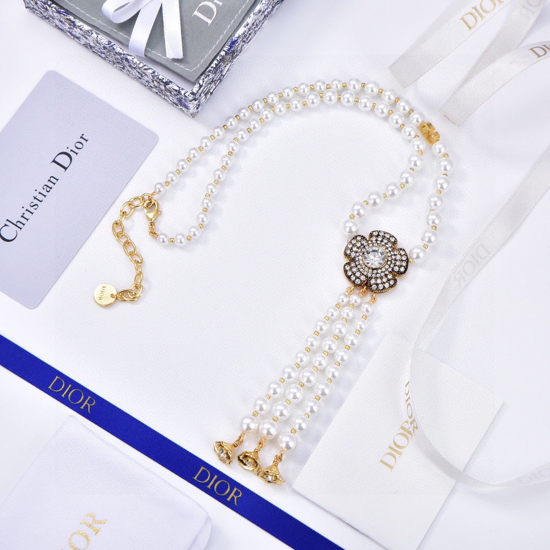 Dior Jardin Enchante 18K Gold Necklace