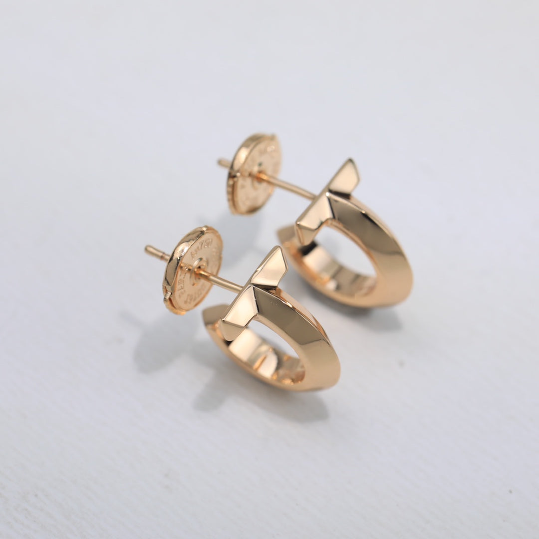 Tiffany Hoop 18K Gold Earrings