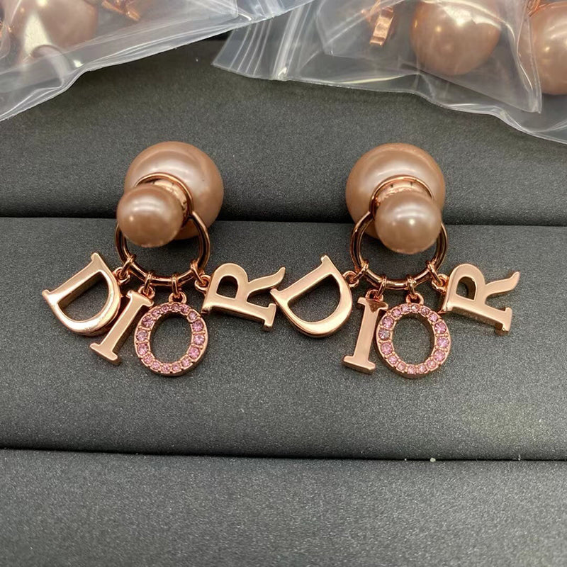 Dior Tribales Pearl 18K Gold Earrings