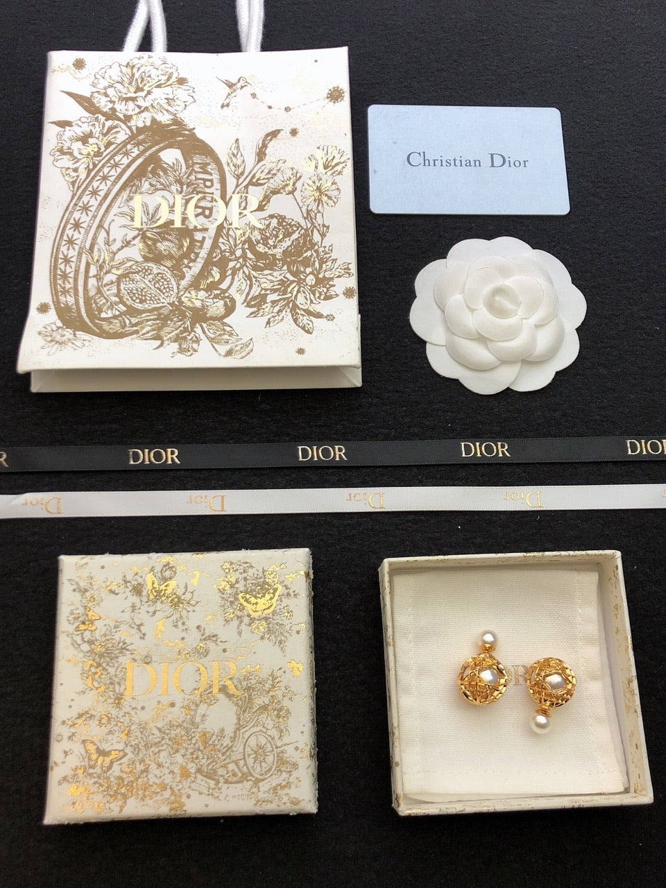 Dior Tribales 18K Gold Earrings
