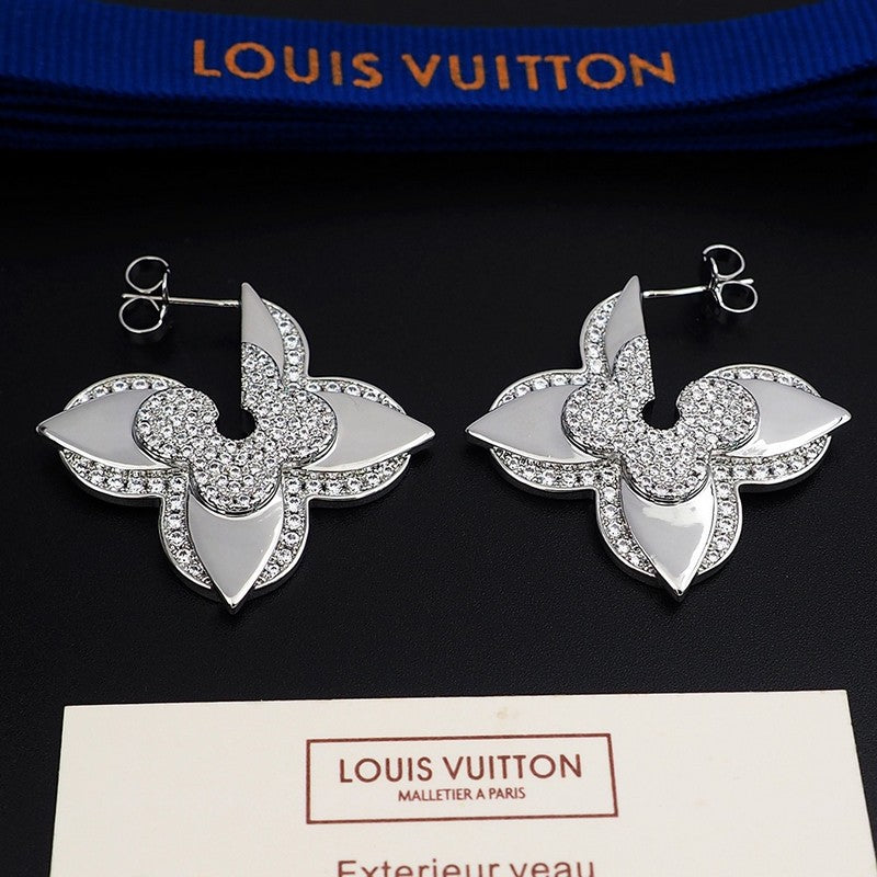 Louis Vuitton Medaillon 18K Gold Earrings