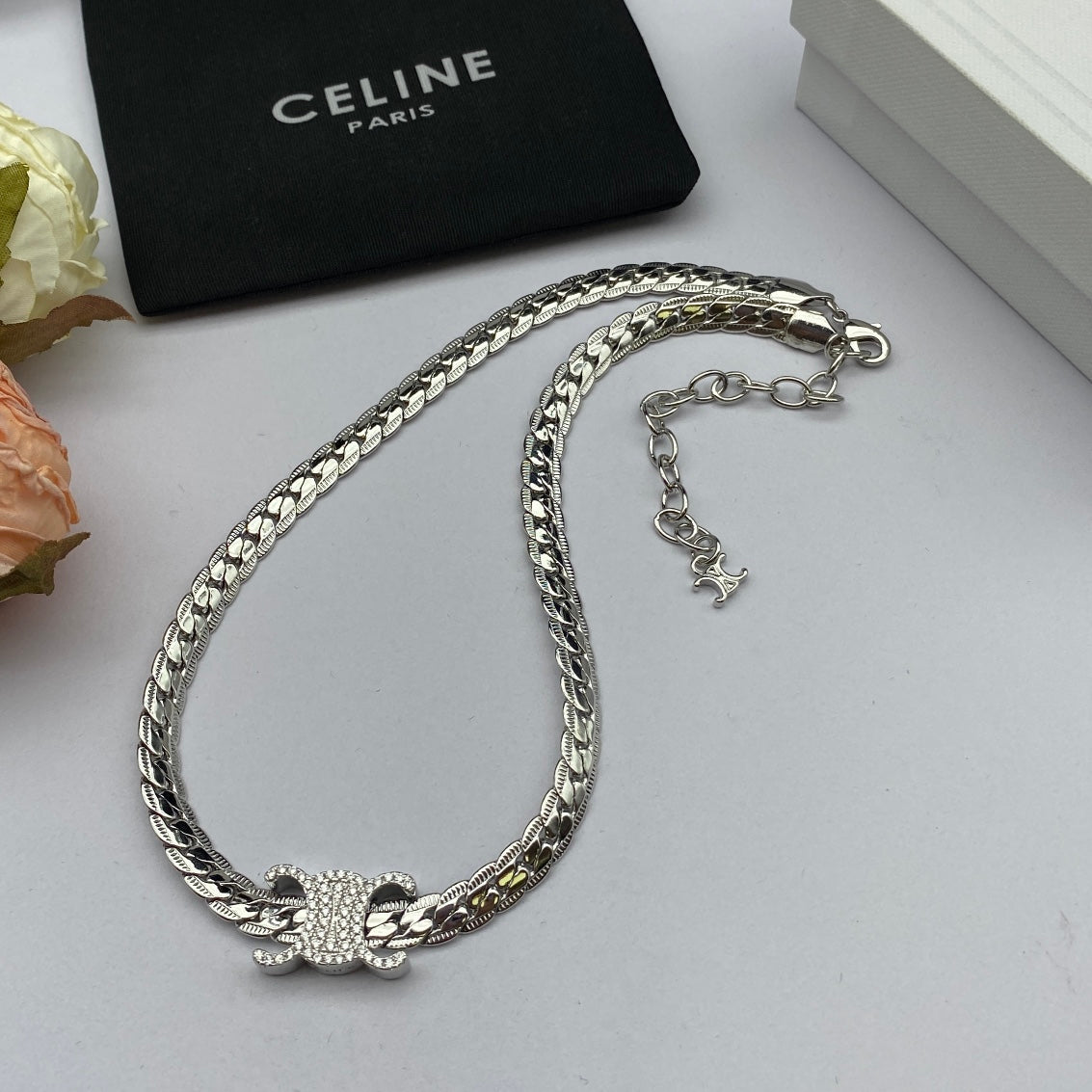 Celine Chain 18K Gold Necklace