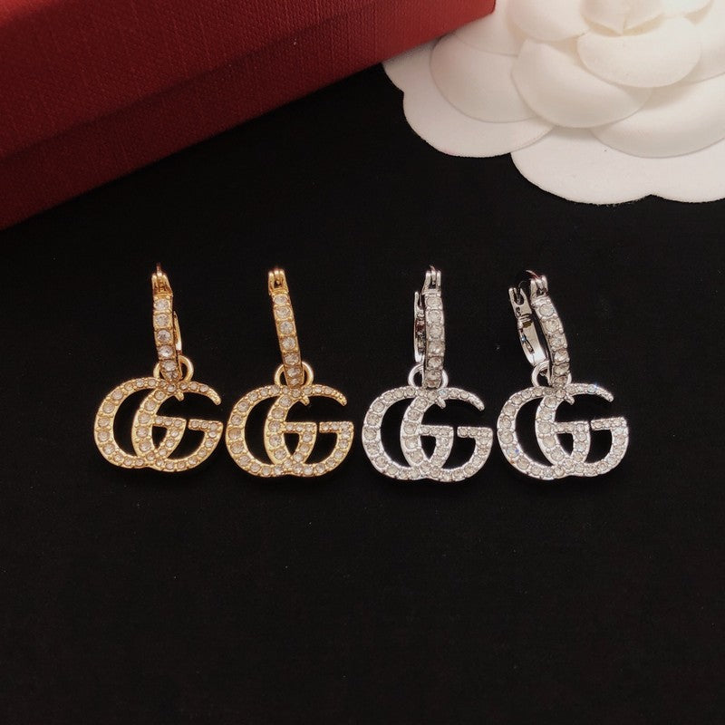 GucciDiamond 18K Gold Earrings