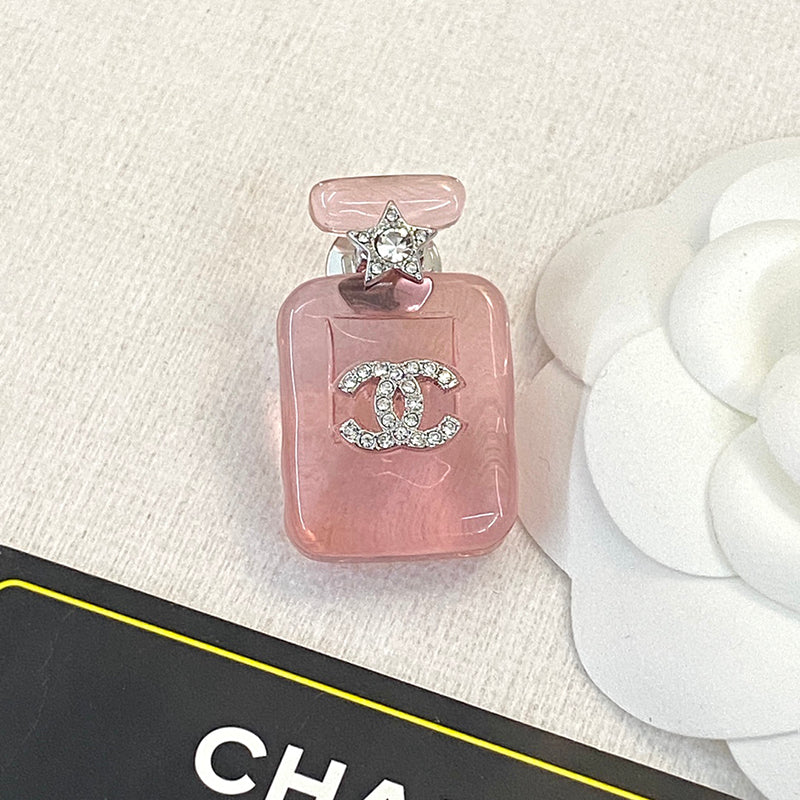 Chanel Perfume Color Bottle 18K Gold Brooch