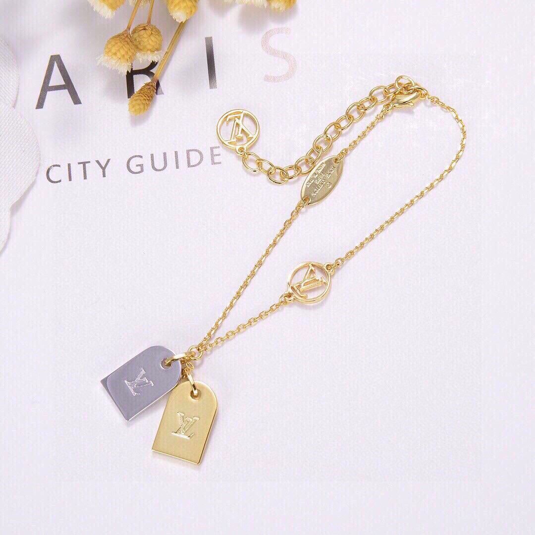 Louis Vuitton Monogram 18K Gold Bracelet