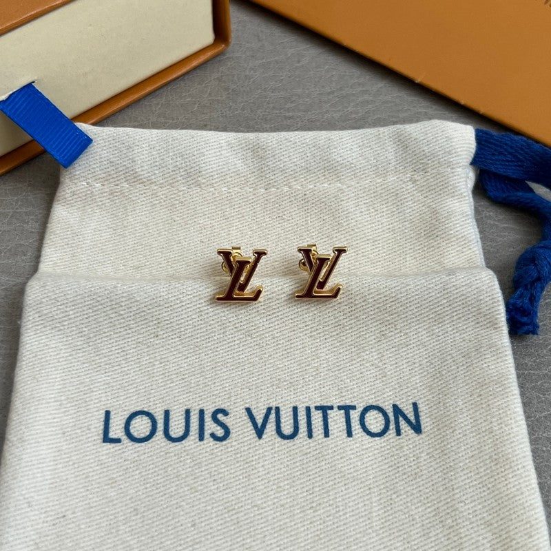 Louis Vuitton Color Iconic 18K Gold Earrings