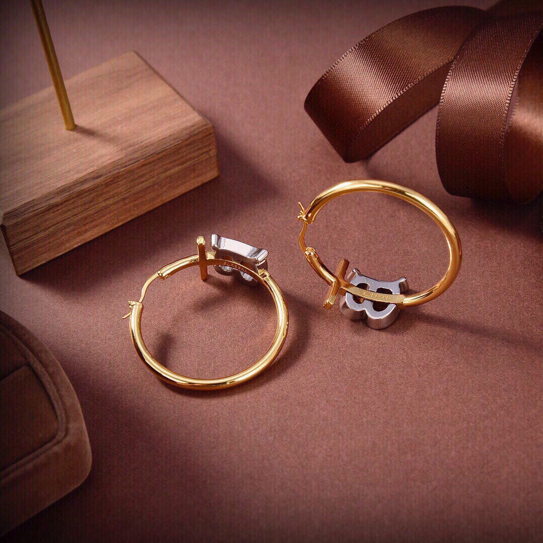 Balenciaga 18K Gold Earrings